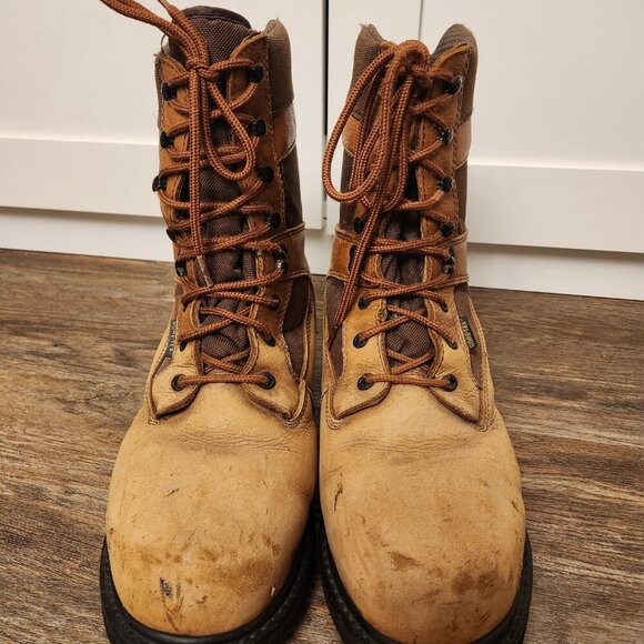 Wolverine insulated Steel Toe Leather Work boots Mens size 10EW - Picture 9 of 9